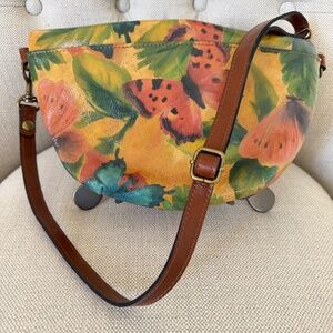 PATRICIA NASH Tinchi Watercolor Butterfly Crossbody Bag